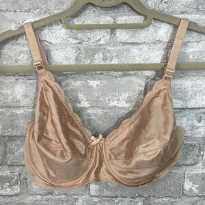Givenchy Champagne Print Lace Bra